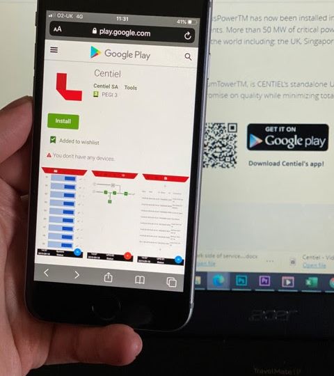 CENTIEL’s UPS Now Enabled with Bluetooth