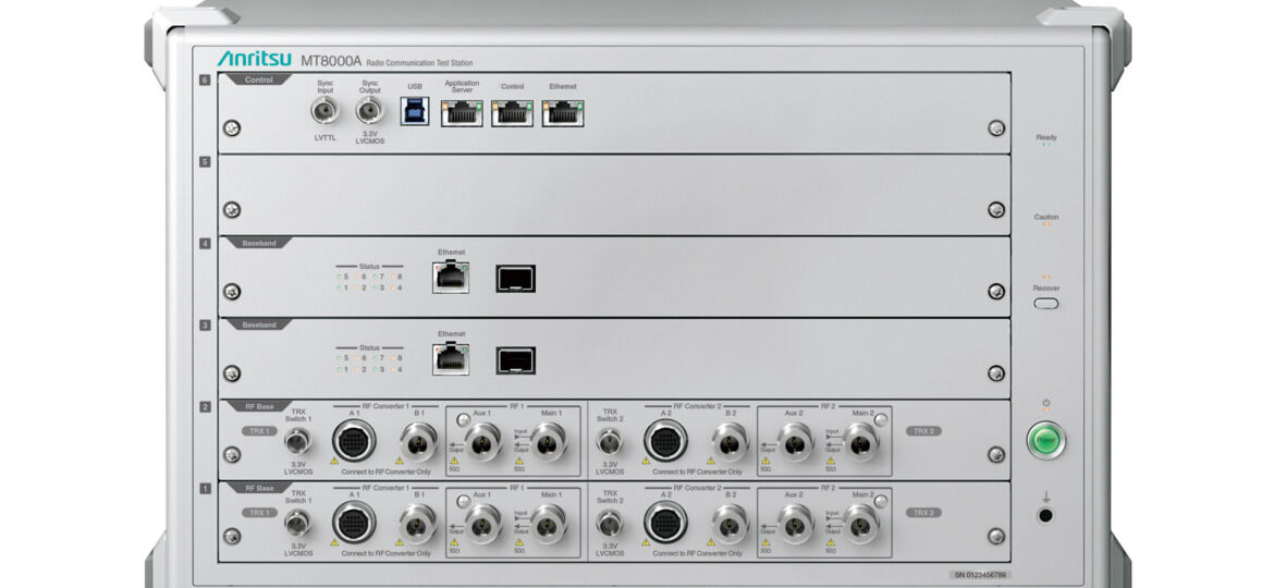 Anritsu’s MT8000A and MediaTek M80 5G Modem achieve over 7Gbps Downlink Throughput with FR1+FR2 Dual Connectivity